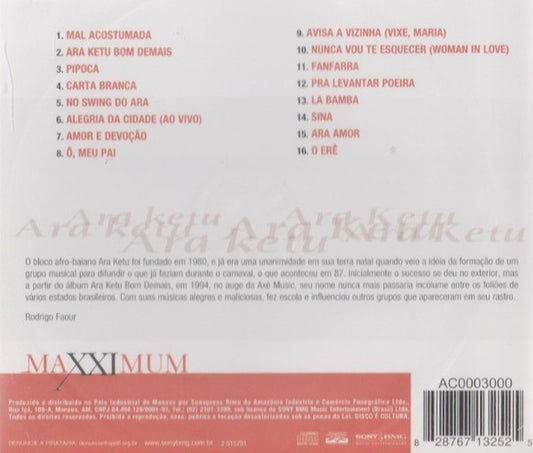 Ara Ketu : Maxximum (CD, Comp, RP, AC)