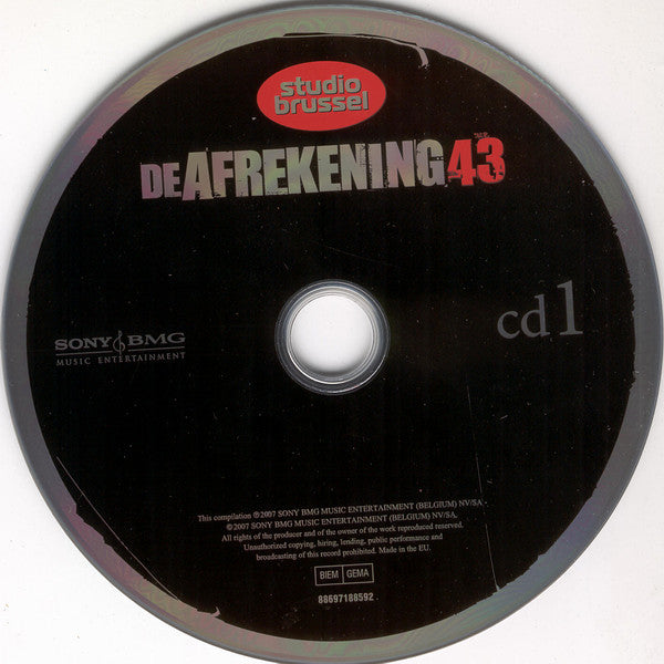 Various : De Afrekening 43 (2xCD, Comp)