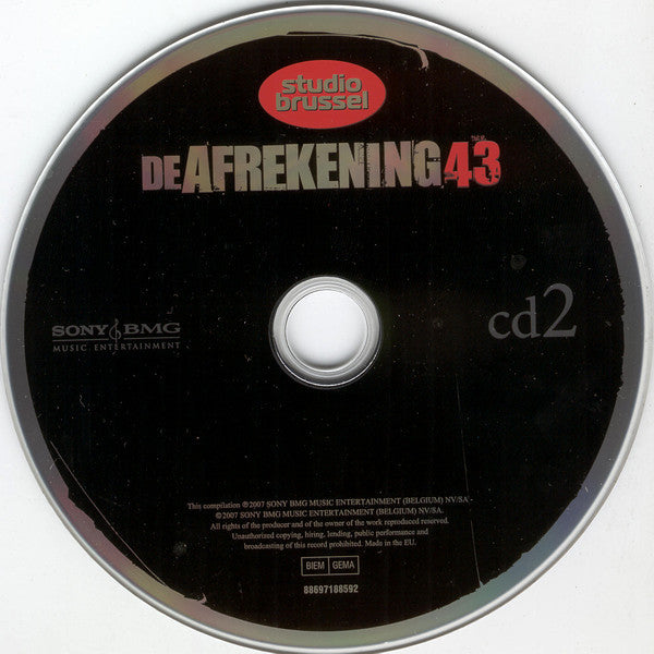Various : De Afrekening 43 (2xCD, Comp)