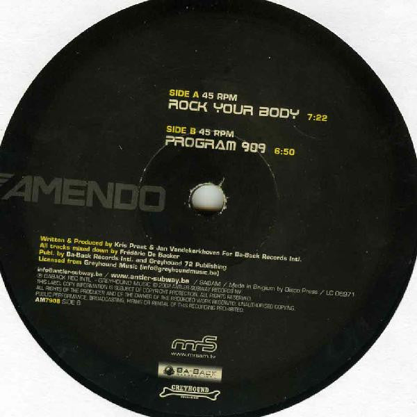 Party Brothers : Rock Your Body (12")