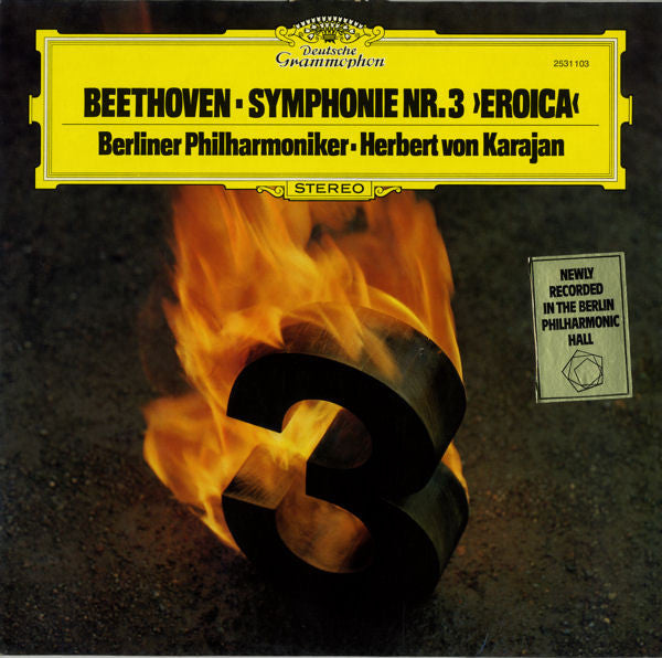 Beethoven*, Berliner Philharmoniker, Herbert von Karajan : Symphonie Nr. 3 'Eroica' (LP)