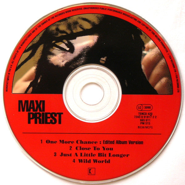 Maxi Priest : One More Chance (CD, Single)