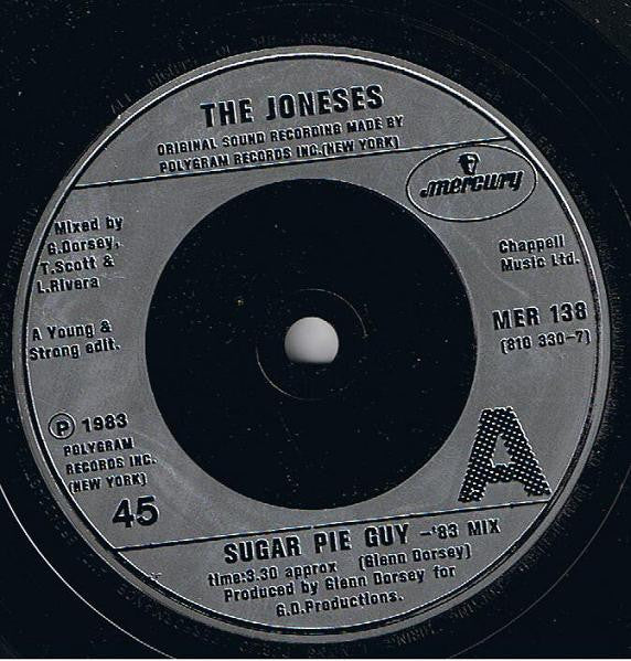 The Joneses : Sugar Pie Guy (7", Single)