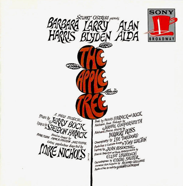 Jerry Bock / Sheldon Harnick Featuring  Barbara Harris (2), Larry Blyden and  Alan Alda : The Apple Tree (Original Broadway Cast) (CD, Album, RE)