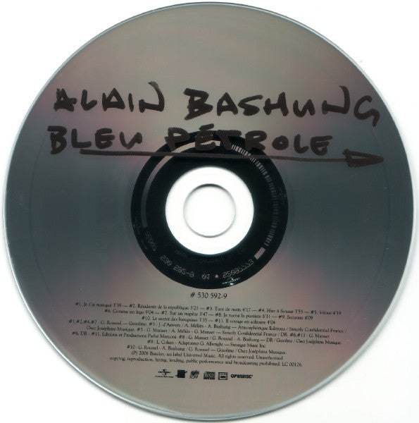 Alain Bashung : Bleu Pétrole (CD, Album, Enh, Sup)