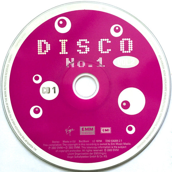 Various : Disco No.1 Vol.2 (2xCD, Comp)