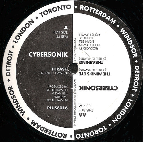 Cybersonik : Thrash (12")