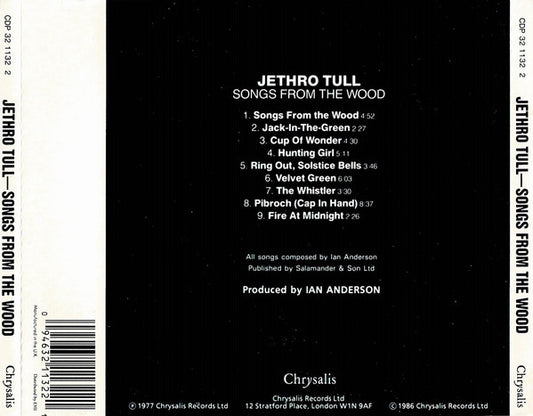 Jethro Tull : Songs From The Wood (CD, Album, RE, EMI)