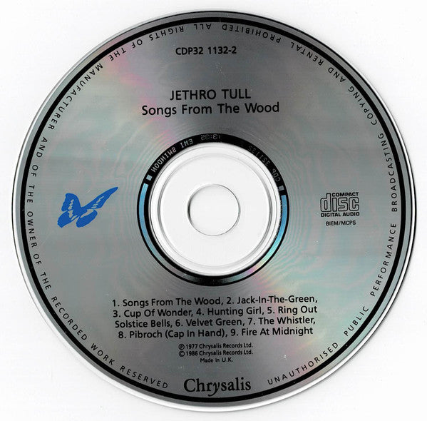 Jethro Tull : Songs From The Wood (CD, Album, RE, EMI)