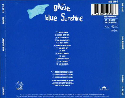 The Glove : Blue Sunshine (CD, Album)