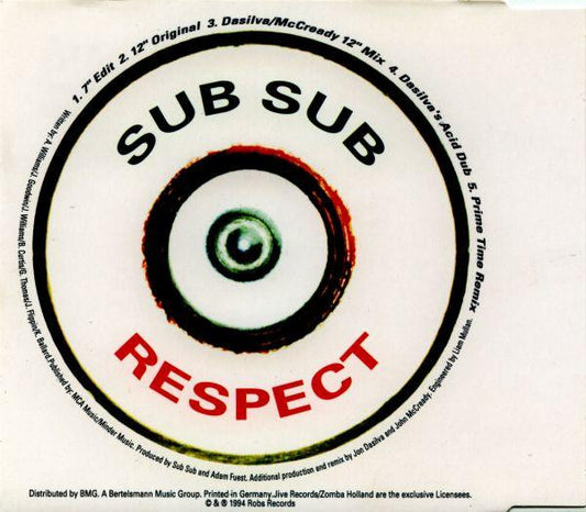 Sub Sub : Respect (CD, Maxi)