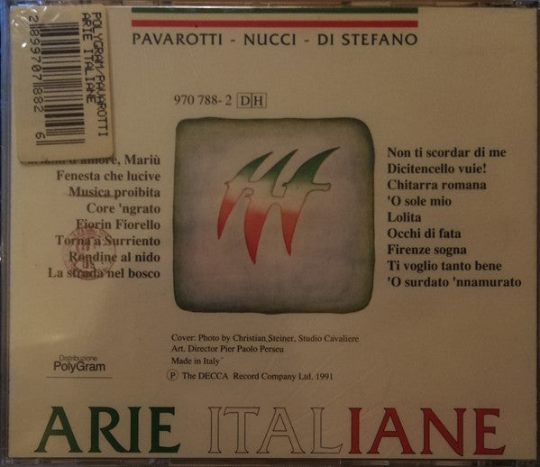 Luciano Pavarotti, Leo Nucci, Giuseppe di Stefano : Arie Italiane (CD, Comp)