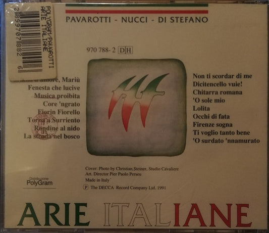 Luciano Pavarotti, Leo Nucci, Giuseppe di Stefano : Arie Italiane (CD, Comp)