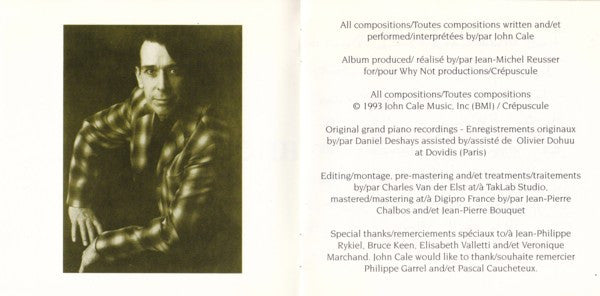 John Cale : 23 Solo Pieces For La Naissance De L'Amour (CD, Album)