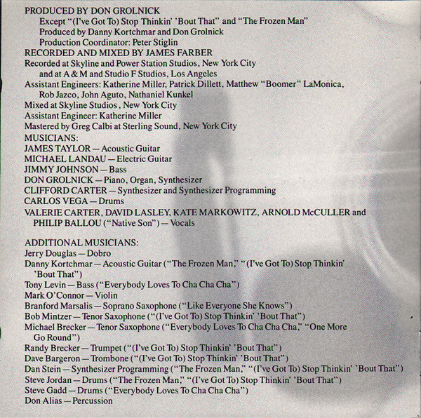 James Taylor (2) : New Moon Shine (CD, Album, RP)