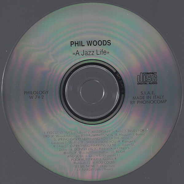 Phil Woods : A Jazz Life (CD, Album)