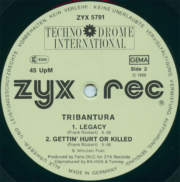 Tribantura : Lack Of Sense (12")