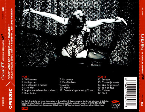 Various : Cabaret. Le Musical De Broadway (CD, Album)