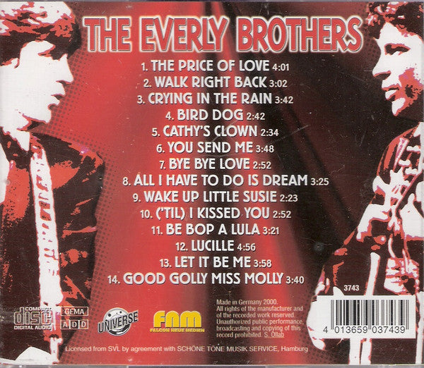 Everly Brothers : The Legendary Reunion Concert At London's Royal Albert Hall In September 1983 (CD)
