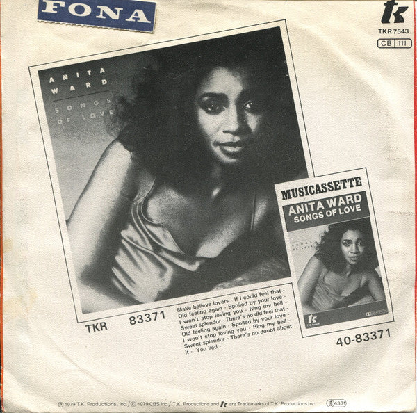 Anita Ward : Ring My Bell (7", Single)