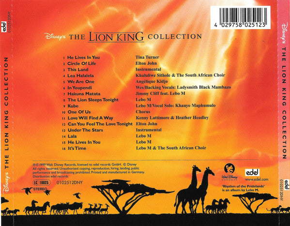 Various : Disney’s The Lion King Collection (CD, Comp)