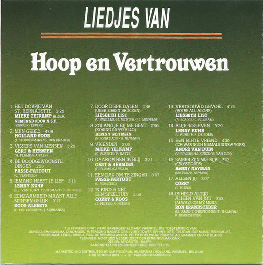 Various : Liedjes Van Hoop En Vertrouwen (CD, Comp)
