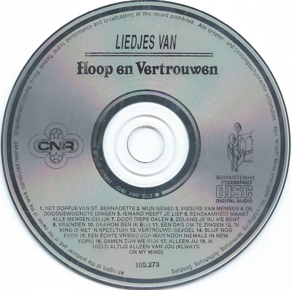 Various : Liedjes Van Hoop En Vertrouwen (CD, Comp)