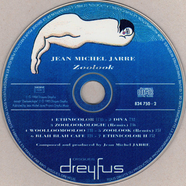Jean-Michel Jarre : Zoolook (CD, Album, RE, RM)