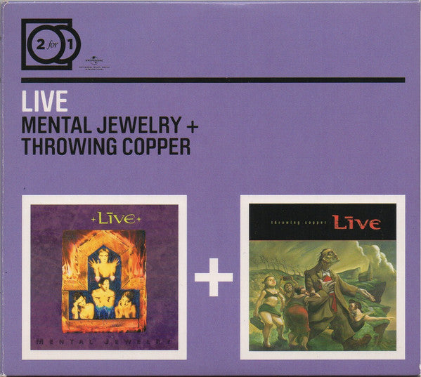 Live : Mental Jewelry + Throwing Copper (CD, Album, RE + CD, Album, RE + Comp)