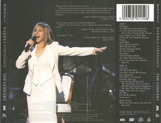 Barbra Streisand : The Concert (2xVCD, Album, Dig)