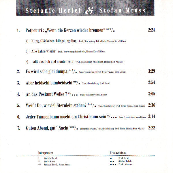 Stefanie Hertel & Stefan Mross : Weihnachten Mit Dir (CD)