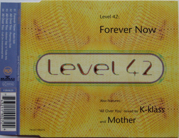 Level 42 : Forever Now (CD, Single)