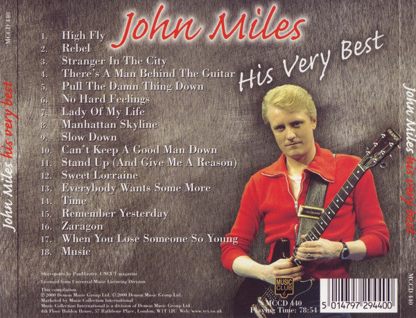 John Miles : His Very Best (CD, Comp)