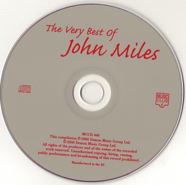 John Miles : His Very Best (CD, Comp)