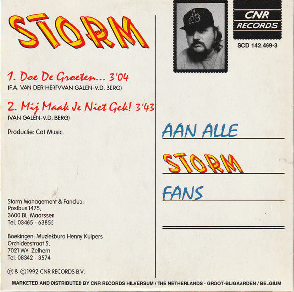 Storm (120) : Doe De Groeten ... (CD, Single)