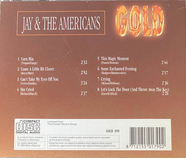 Jay & The Americans : Gold (CD, Comp)
