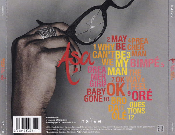 Aṣa : Beautiful Imperfection (CD, Album, Jew)