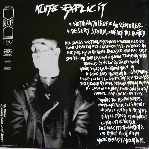 Klute (2) : Explicit (12")