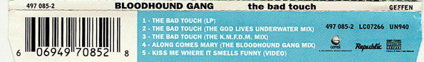 Bloodhound Gang : The Bad Touch (CD, Maxi, Enh)