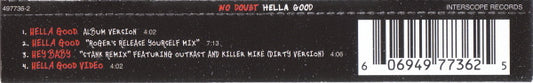No Doubt : Hella Good (CD, Single, Enh)