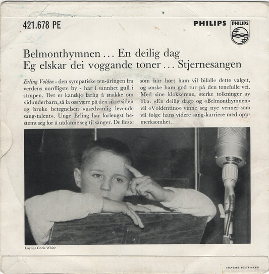 Erling Volden : En Deilig Dag (7", EP)
