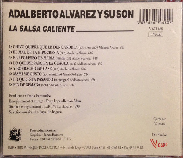 Adalberto Alvarez Y Su Son : La Salsa Caliente (CD, Album, RE)