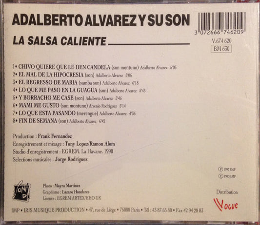 Adalberto Alvarez Y Su Son : La Salsa Caliente (CD, Album, RE)