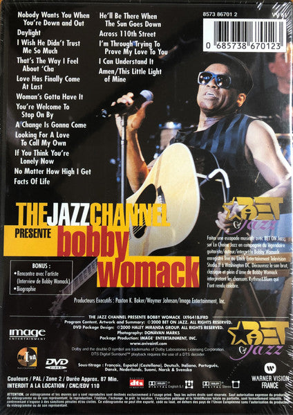 Bobby Womack : The Jazz Channel Presents Bobby Womack (DVD-V, Multichannel, PAL)