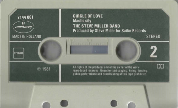 Steve Miller Band : Circle Of Love (Cass, Album)