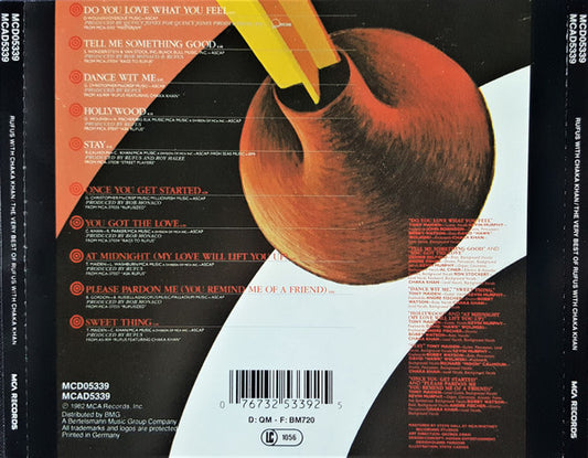 Rufus & Chaka Khan : The Very Best Of Rufus With Chaka Khan (CD, Comp, RE)