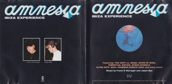 Various : Amnesia - Ibiza Experience (2xCD, Comp, Mixed)