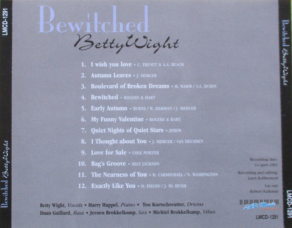 Bewitched (7) Featuring Betty Wight : Bewitched Betty Wight (CD, Album)