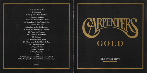Carpenters : Carpenters Gold (Greatest Hits) (CD, Comp, RE)