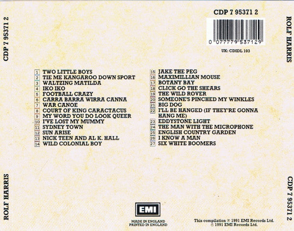 Rolf Harris : Rolf Harris (CD, Comp, RM)
